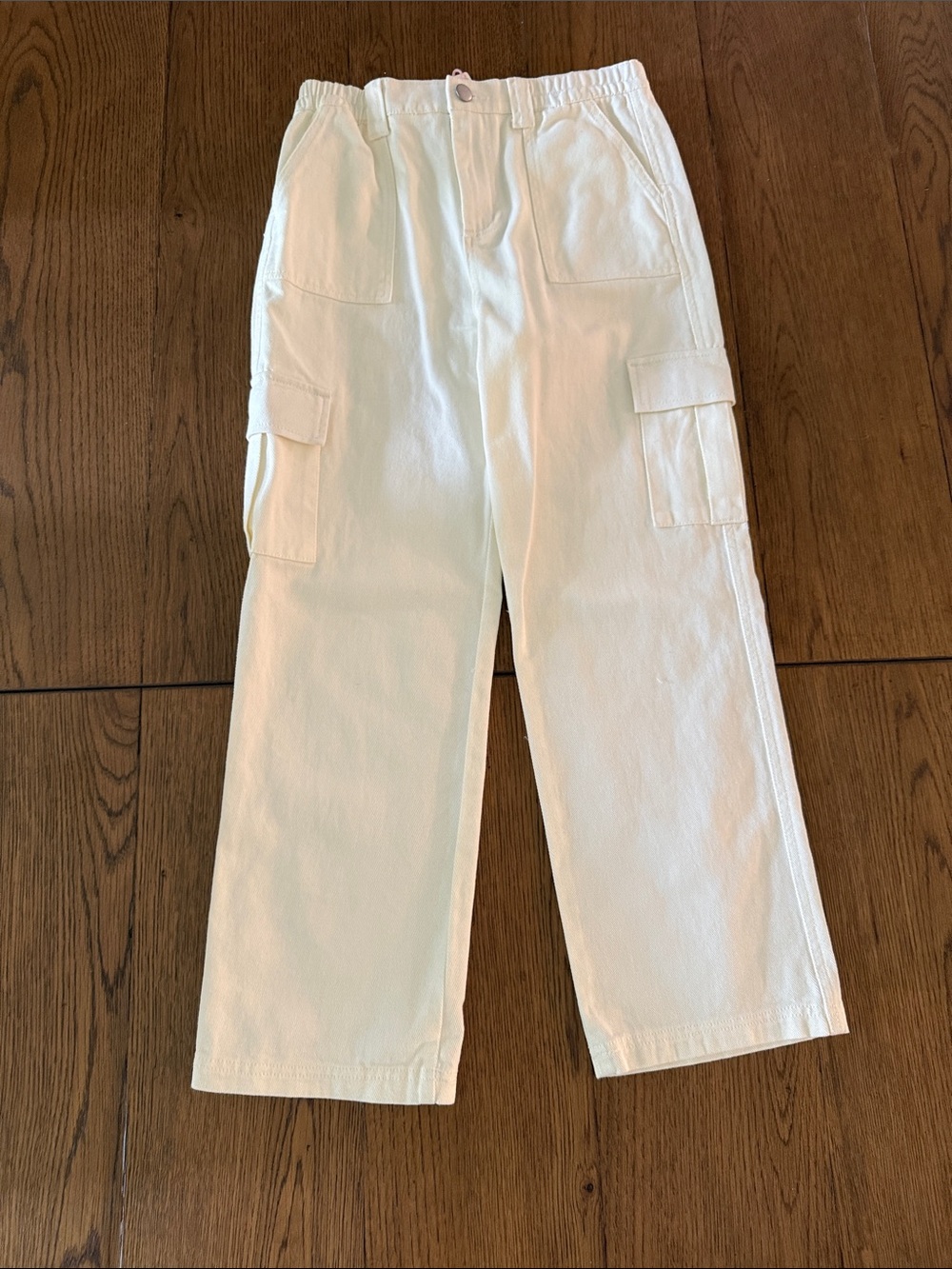 GB girls Cream Cargo Pants